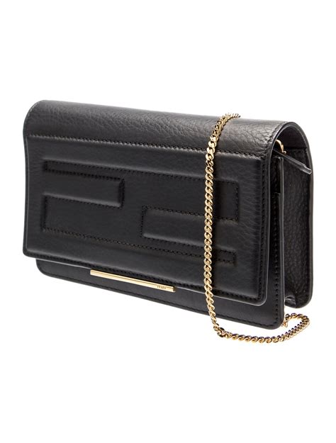 fendi dotcom wallet on chain clutch|Fendi handbags on chain.